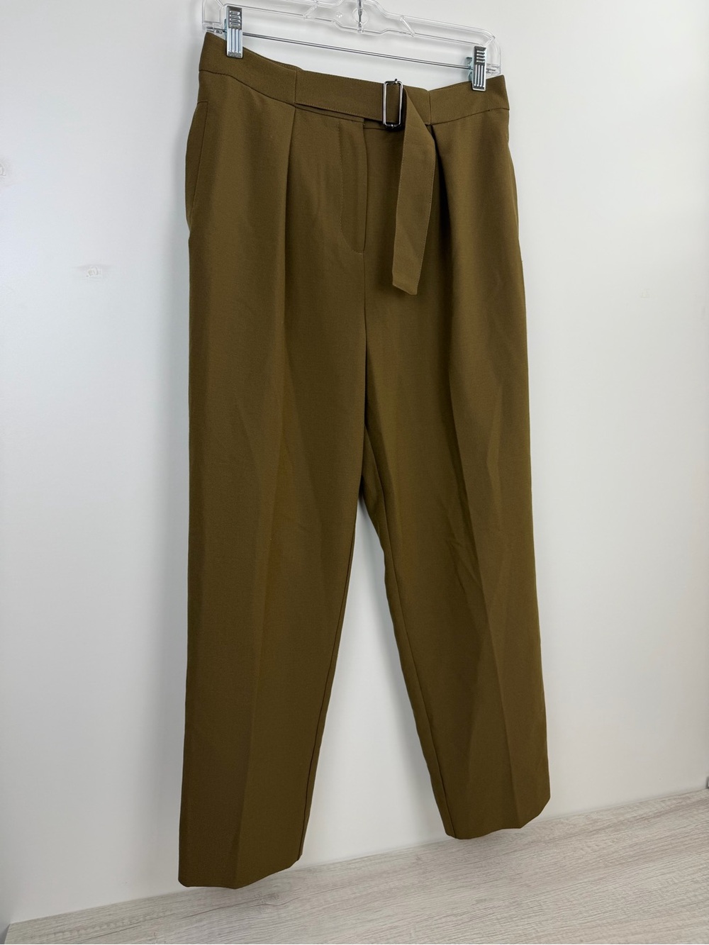 Topshop Belted Tapered Trousers Size US 6 / UK 10 - Picture 4 of 10